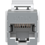 Ubiquiti Accoppiatore Keystone Cat.6a, confezione da 12, Frizione accaio