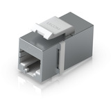 Ubiquiti Accoppiatore Keystone Cat.6a, confezione da 12, Frizione accaio