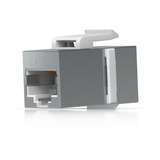 Ubiquiti Accoppiatore Keystone Cat.6a, confezione da 12, Frizione accaio