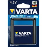VARTA -4912/1 Batterie per uso domestico Batteria monouso, Alcalino, 4,5 V, 1 pz, Nero, 67 mm
