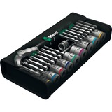 Wera 8100 SB 9 Set di cricchetto Zyklop Speed, in pollici, 3/8", Set di strumenti Nero/Verde