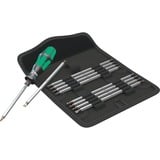 Wera Werkzeug-Etui Vario-Satz 11-teilig Cacciavite con punte multiple Cacciavite Nero/Verde, Plastica, Metallo, Nero/Verde, Nero