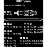 Wera Werkzeug-Etui Vario-Satz 11-teilig Cacciavite con punte multiple Cacciavite Nero/Verde, Plastica, Metallo, Nero/Verde, Nero