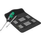 Wera Werkzeug-Etui Vario-Satz 11-teilig Cacciavite con punte multiple Cacciavite, Set di bit Nero/Verde, Plastica, Metallo, Nero/Verde, Nero