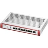 Zyxel USG FLEX 200HP firewall (hardware) 5 Gbit/s 5 Gbit/s, 1,2 Gbit/s, 2000 Mbit/s, 191,9 BTU/h, IKEv2, IPSec, SSL, Cablato
