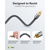 goobay Cavo Mono Cinch Plus Nero/Argento