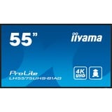 iiyama LH5575UHS-B1AG, Public Display Nero (opaco)