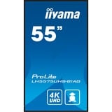 iiyama LH5575UHS-B1AG, Public Display Nero (opaco)