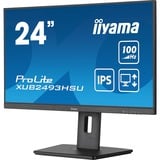 iiyama XUB2493HSU-B7, Monitor LED Nero (opaco)