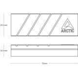 ARCTIC M2 Pro, Dissipatore di calore argento