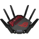 ASUS ROG Rapture GT-BE19000 router wireless Multi-Gigabit Ethernet Tri-band (2,4 GHz/5 GHz/6 GHz) Nero, Rosso Wi-Fi 7 (802.11be), Tri-band (2,4 GHz/5 GHz/6 GHz), Collegamento ethernet LAN, Nero, Rosso, Router da tavolo