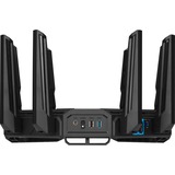 ASUS ROG Rapture GT-BE19000 router wireless Multi-Gigabit Ethernet Tri-band (2,4 GHz/5 GHz/6 GHz) Nero, Rosso Wi-Fi 7 (802.11be), Tri-band (2,4 GHz/5 GHz/6 GHz), Collegamento ethernet LAN, Nero, Rosso, Router da tavolo