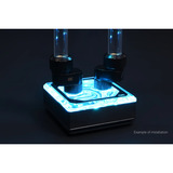 Alphacool Eiszapfen 8mm raccordo offset G1/4 maschio a G1/4 femmina, Connessione argento