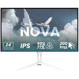 Arozzi Nova 24T1K200, Monitor di gioco bianco
