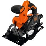 BLACK+DECKER BDCCS18N 14 cm Nero, Rosso 3700 Giri/min, Sega circolare arancione /Nero, Nero, Rosso, 14 cm, 3700 Giri/min, 4,3 cm, 1,27 cm, 87 dB