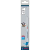 Bosch 2 608 657 556 lama per sega a gattuccio, sega a traforo e sega universale Lama per sega universale Bimetallo 25 pz Lama per sega universale, Plastica, Profilato, Lamiera (spessore medio), Lamiera (spessa), Bimetallo, Blu, 17,5 cm, 10/14