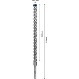 Bosch Expert Punta per martelli SDS plus-7X, Trapano Martello perforatore, Hammer drill bit, 1,6 cm, 315 mm, Cemento, Pietra, 25 cm