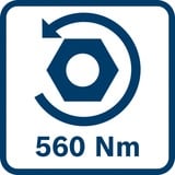 Bosch GDS 18V-330 HC PROFESSIONAL 1/2" 2800 Giri/min 560 Nm Nero, Blu, Rosso, Avvitatore blu, Chiave di impatto, Nero, Blu, Rosso, 1/2", 2800 Giri/min, 560 Nm, 1200 Giri/min