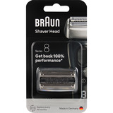 Braun Series 8 83 M Testina per rasatura, Testina di rasatura argento, Testina per rasatura, 1 testina/e, Nero, Acciaio inox, 18 mese(i), Braun, Series 8