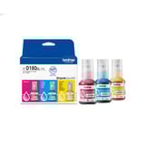 Brother BTD180CLVAL ricarica di inchiostro per stampante Originale Originale, Ciano, Magenta, Giallo, Brother, DCP-T580DW, DCP-T583DW, DCP-T780DW, 5000 pagine, 3 pz