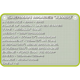 COBI Sherman M4A3E2 Jumbo, Giochi di costruzione 