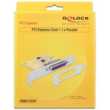 DeLOCK Scheda PCI Express per 1 x parallelo, Scheda di interfaccia 