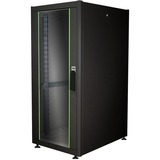 Digitus Armadio di rete Serie Dynamic Basic - 600 x 800 mm (LxP), IT armadio Nero, Rack indipendenti, 26U, 600 kg, Griglie, Nero