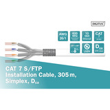 Digitus Cavo di posa Professional Cat.7 S/FTP Maxflex simplex, Dca bianco