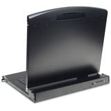 Digitus Console KVM LCD HD modulare con TFT 17" 1 porta VGA, Switch KVM Nero