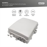 Digitus Scatola di distribuzione FTTH per esterni - 24 giunti LC/Duplex o 24 SC/Simplex, Scatola di giunzione 