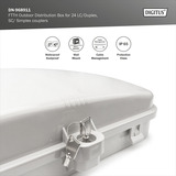 Digitus Scatola di distribuzione FTTH per esterni - 24 giunti LC/Duplex o 24 SC/Simplex, Scatola di giunzione 