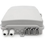 Digitus Scatola di distribuzione FTTH per esterni - 24 giunti LC/Duplex o 24 SC/Simplex, Scatola di giunzione 