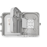Digitus Scatola di distribuzione FTTH per esterni - 24 giunti LC/Duplex o 24 SC/Simplex, Scatola di giunzione 