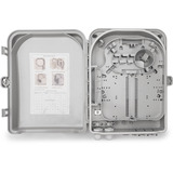 Digitus Scatola di distribuzione FTTH per esterni - 24 giunti LC/Duplex o 24 SC/Simplex, Scatola di giunzione 