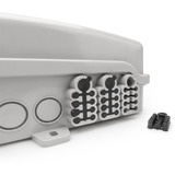 Digitus Scatola di distribuzione FTTH per esterni - 24 giunti LC/Duplex o 24 SC/Simplex, Scatola di giunzione 
