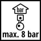 EINHELL 41.394.10 4 m 8 bar Rosso rosso, 8 bar, Rosso, 6,35 mm, 4 m, 6 mm, 200 g