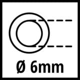 EINHELL 41.394.10 4 m 8 bar Rosso rosso, 8 bar, Rosso, 6,35 mm, 4 m, 6 mm, 200 g