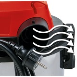 EINHELL TH-VC 1820 S 20 L Aspiratore a cilindro Secco e bagnato 1250 W Sacchetto per la polvere rosso/Argento, 1250 W, Aspiratore a cilindro, Secco e bagnato, Sacchetto per la polvere, 20 L, 80 dB