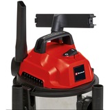 EINHELL TH-VC 1820 S 20 L Aspiratore a cilindro Secco e bagnato 1250 W Sacchetto per la polvere rosso/Argento, 1250 W, Aspiratore a cilindro, Secco e bagnato, Sacchetto per la polvere, 20 L, 80 dB