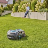 GARDENA Robot rasaerba smart SILENO max 800m², Robot tagliaerba grigio/Turchese