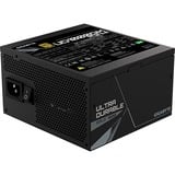 GIGABYTE UD1000GM PG5 V2 Alimentatore – PCIe Gen 5.1, 80 PLUS Gold, Design completamente modulare, Ventola da 120 mm, Compatibile con ATX 3.1, Spina EU, Alimentatore PC Nero, 80 PLUS Gold, Design completamente modulare, Ventola da 120 mm, Compatibile con ATX 3.1, Spina EU, 1000 W, 100 - 240 V, 50/60 Hz, 15 - 6.5 A, Attivo, 125 W