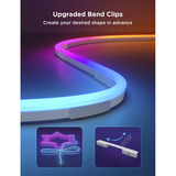 Govee Neon Rope Light 2 Staffe e Clip Extra, Supporto bianco