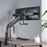 HAGOR 8703, Base per monitor Nero