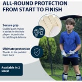 HUDORA Guanti da portiere per bambini, grigio, taglia M grigio/Bianco