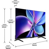 Hisense 43E77Q PRO, QLED TV Nero