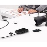 ICY BOX IB-CR504-C31 lettore di schede USB 3.2 Gen 2 (3.1 Gen 2) Type-C Nero Nero, CFexpress, SD, Nero, 10000 Mbit/s, Alluminio, Plastica, USB 3.2 Gen 2 (3.1 Gen 2) Type-C, 60 mm