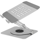 ICY BOX IB-NH300-R Supporto per computer portatile Argento 43,2 cm (17"), Stand argento, Supporto per computer portatile, Argento, Alluminio, 43,2 cm (17"), 3,5 kg, 360°