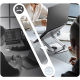ICY BOX IB-NH300-R Supporto per computer portatile Argento 43,2 cm (17"), Stand argento, Supporto per computer portatile, Argento, Alluminio, 43,2 cm (17"), 3,5 kg, 360°