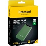 Intenso F10000 Green, 7332037, Powerbank  verde