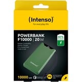 Intenso F10000 Green, 7332037, Powerbank  verde